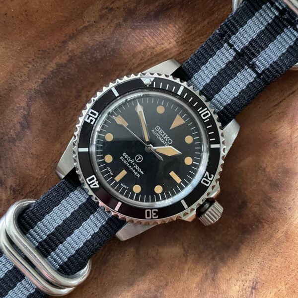 Vintage "T" Dial Diver with Sword Hands